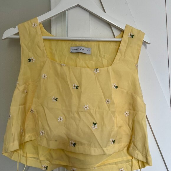 Petal & Pup 2-Piece TIANA SHORT SET - YELLOW - Picture 6 of 8